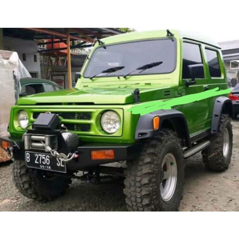 Jual OVER FENDER JIMNY KATANA MODEL CJ PLES LAMPU SEIN ORI Shopee