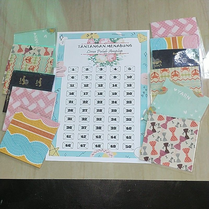 Jual Amplop LAMINATING (Tantangan Menabung Amplop) (ECER/1 PCS ...