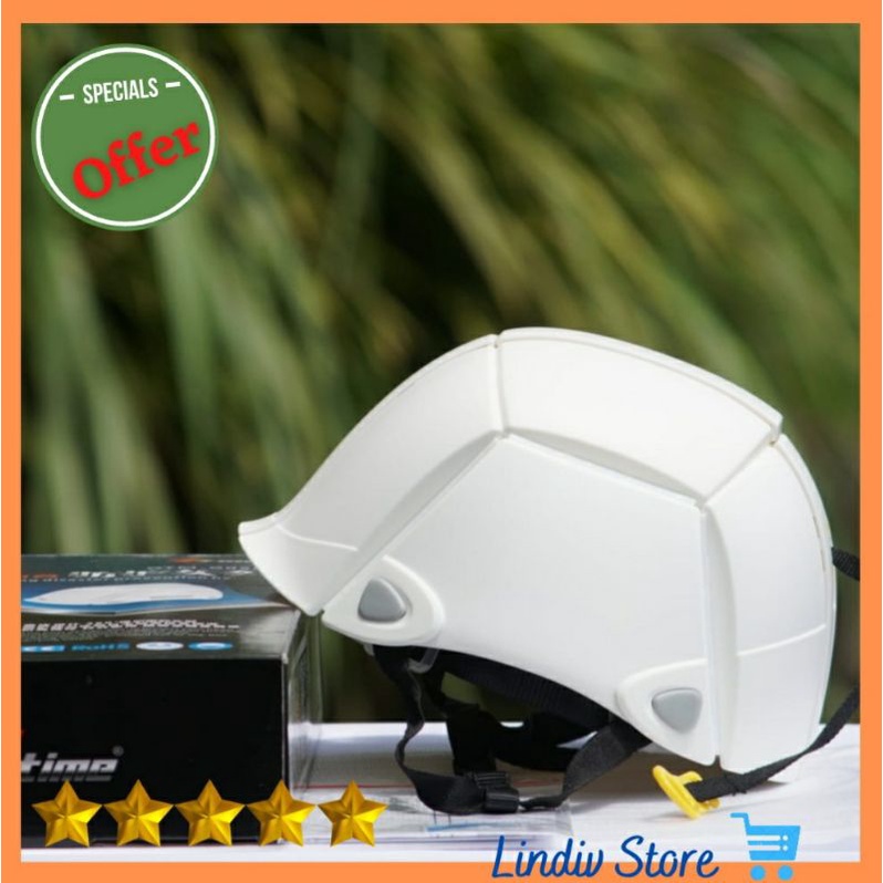 Jual helm lipat safety foldable helmet Shopee Indonesia