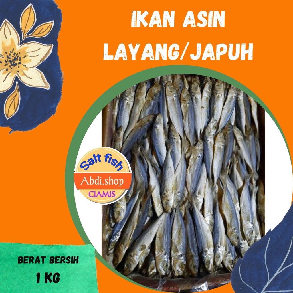 Jual Ikan Asin Layang Klotok Japuh 1 Kg Murah Shopee Indonesia