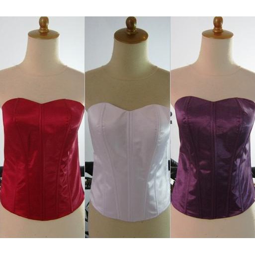 Jual Longtorso Bustier Saten / Longtorso Ka / Kamisol Saten / Kamisol  Saten Bustier Untuk Dalaman Ka Atau Gaun Pengant