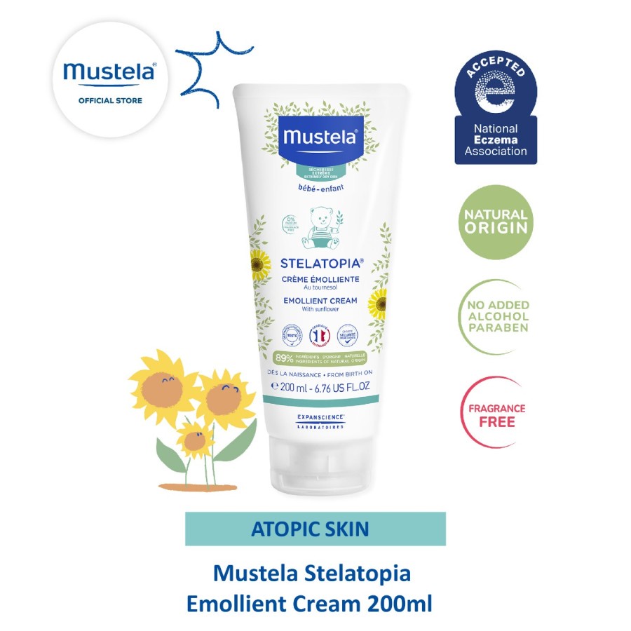 Packaging Mustela Stelatopia Moisturizing Cream Jual Mustela