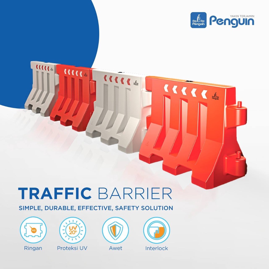Jual Road Barrier / Pembatas Jalan Penguin RTB 120 | Shopee Indonesia