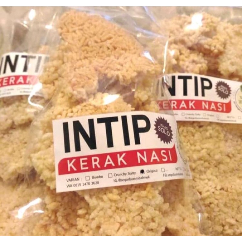 Jual Best Seller - Intip Kerak Nasi Khas Solo Rasa Original (Bukan ...