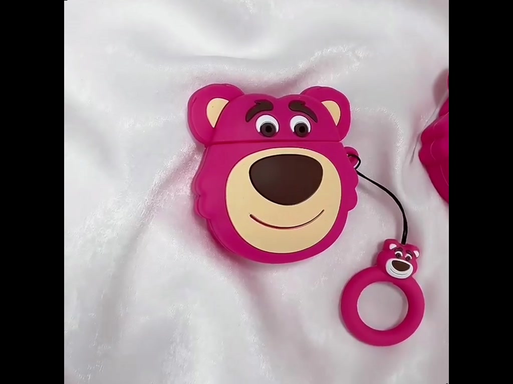 Jual Lotso case airpods/Cute lotso bear case Untuk airpods 1 2 3 Pro 2 ...