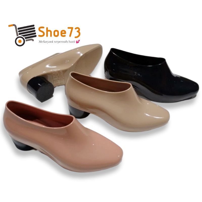Sepatu heels jelly deals