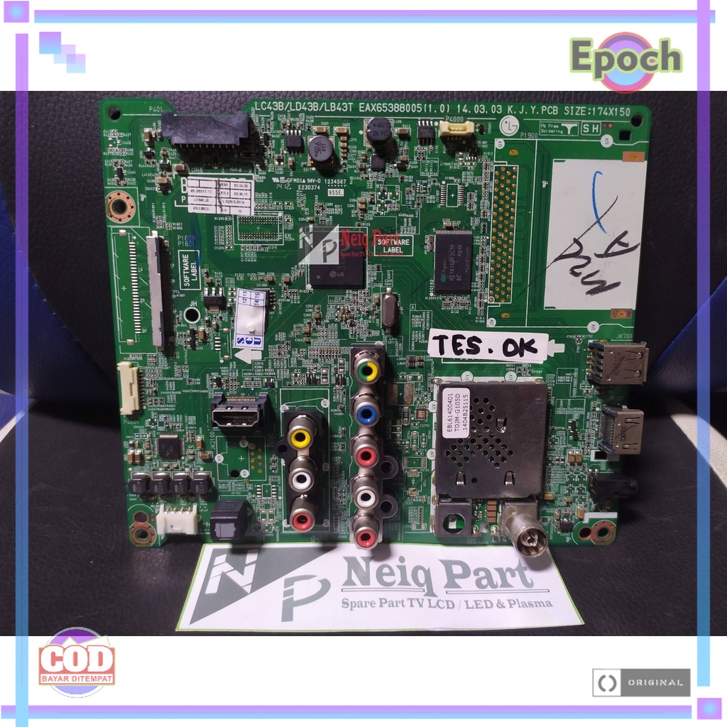 Jual Mb Mobo Mainboard Tv Lg Lb T Tc Mpeg Micom Modul Motherboard Model Tipe Tv Lg Lb