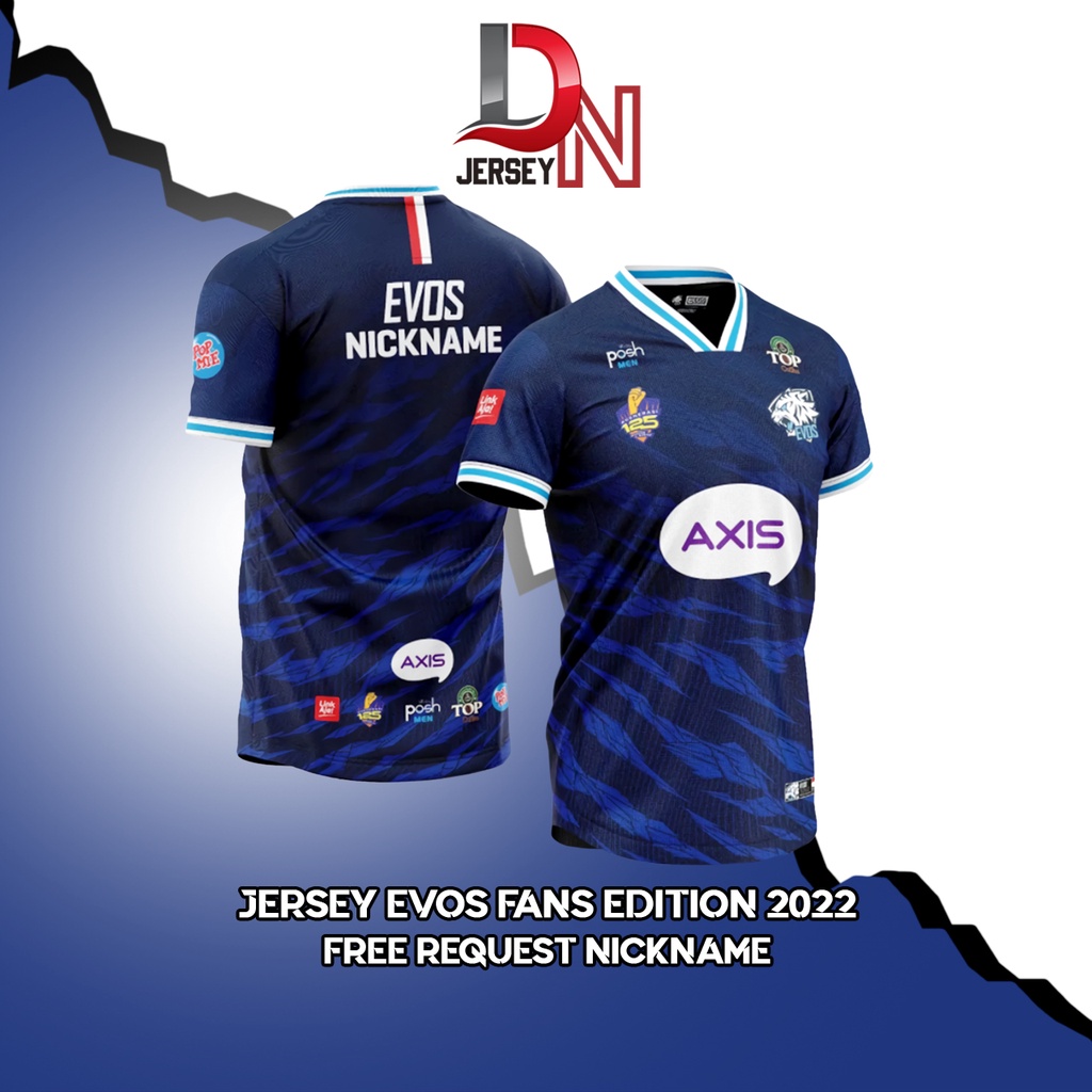 Jual JERSEY EVOS FANS EDITION 2022 Game Mobil…