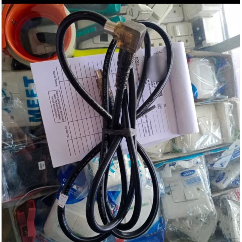 Jual Kabel Antena TV KITANI 2M With Jack TV/Coaxial Cable Male to