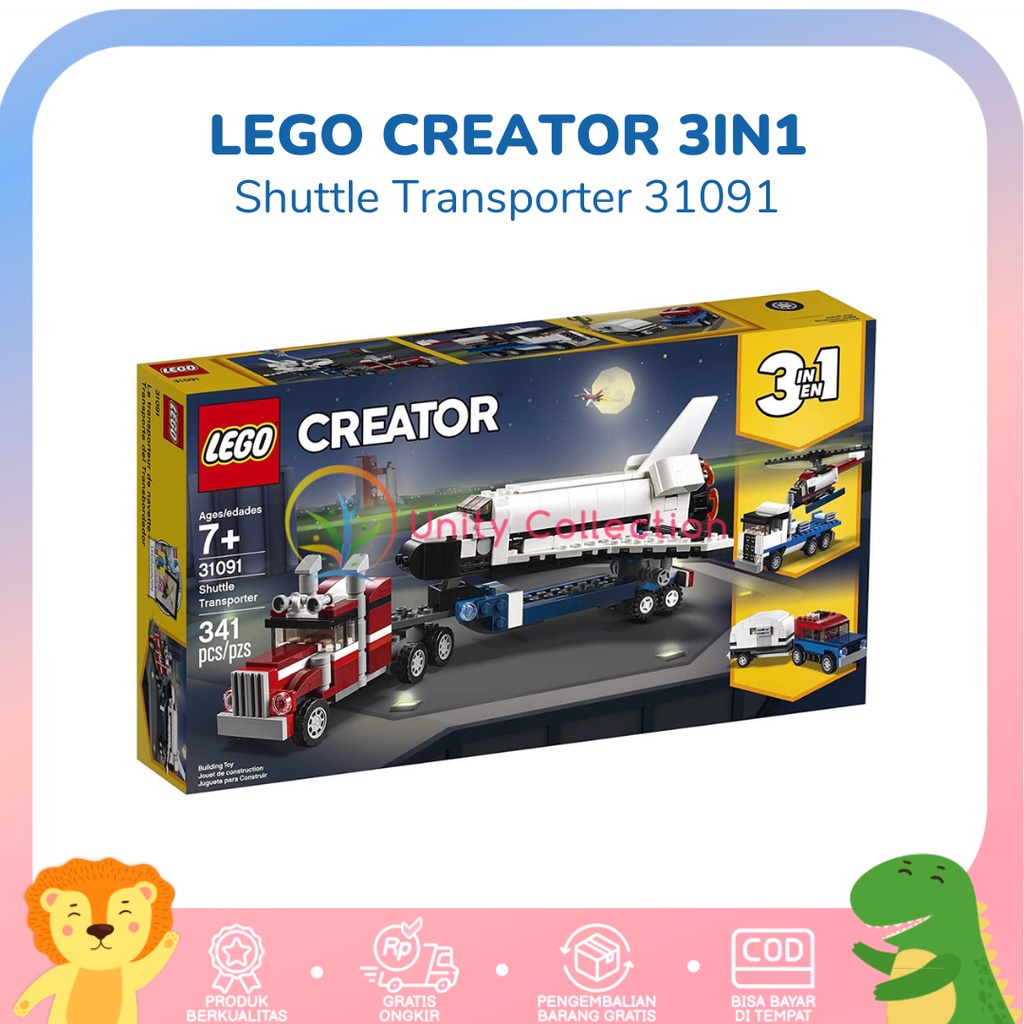 Lego 31091 shuttle transporter sale