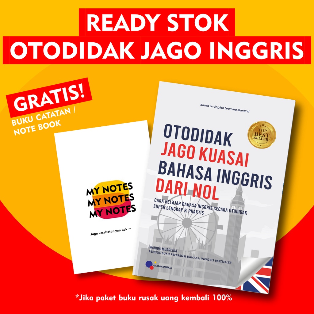 Jual BUKU ORIGINAL OTODIDAK JAGO KUASAI BAHASA INGGRIS DARI NOL / GARDA ...