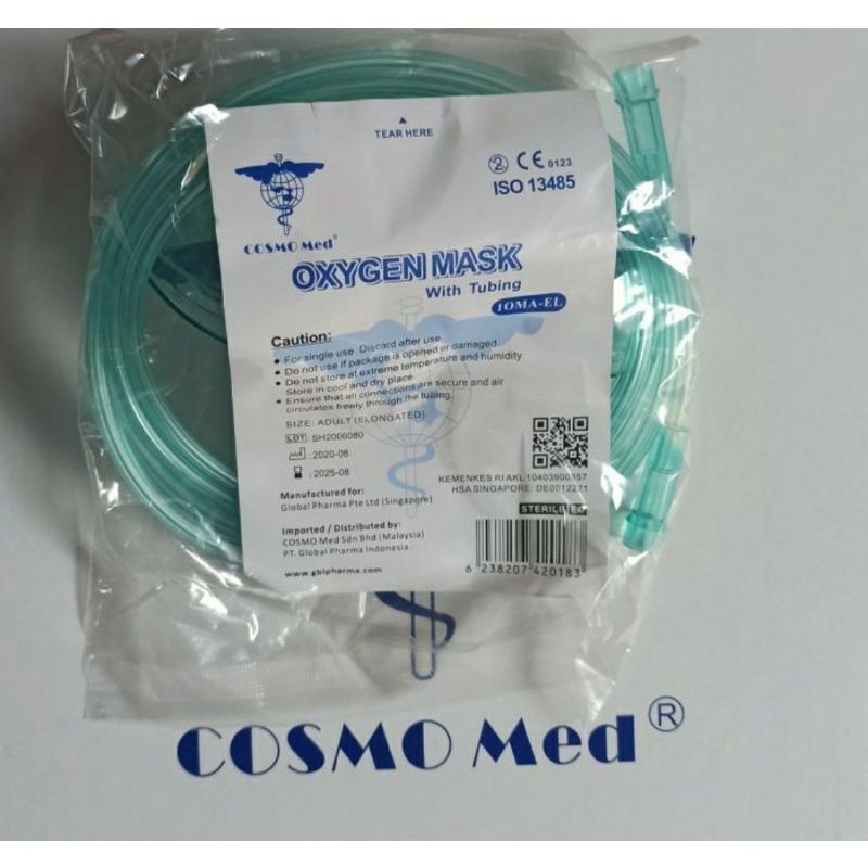 Jual Masker Oksigen Dewasa / Oxygen Mask Adult | Shopee Indonesia