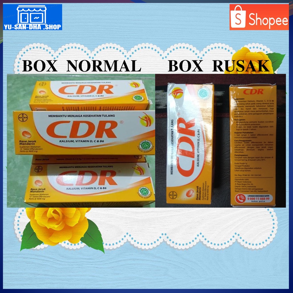 Jual CDR Effervescent Tube 10 Tablet | Shopee Indonesia