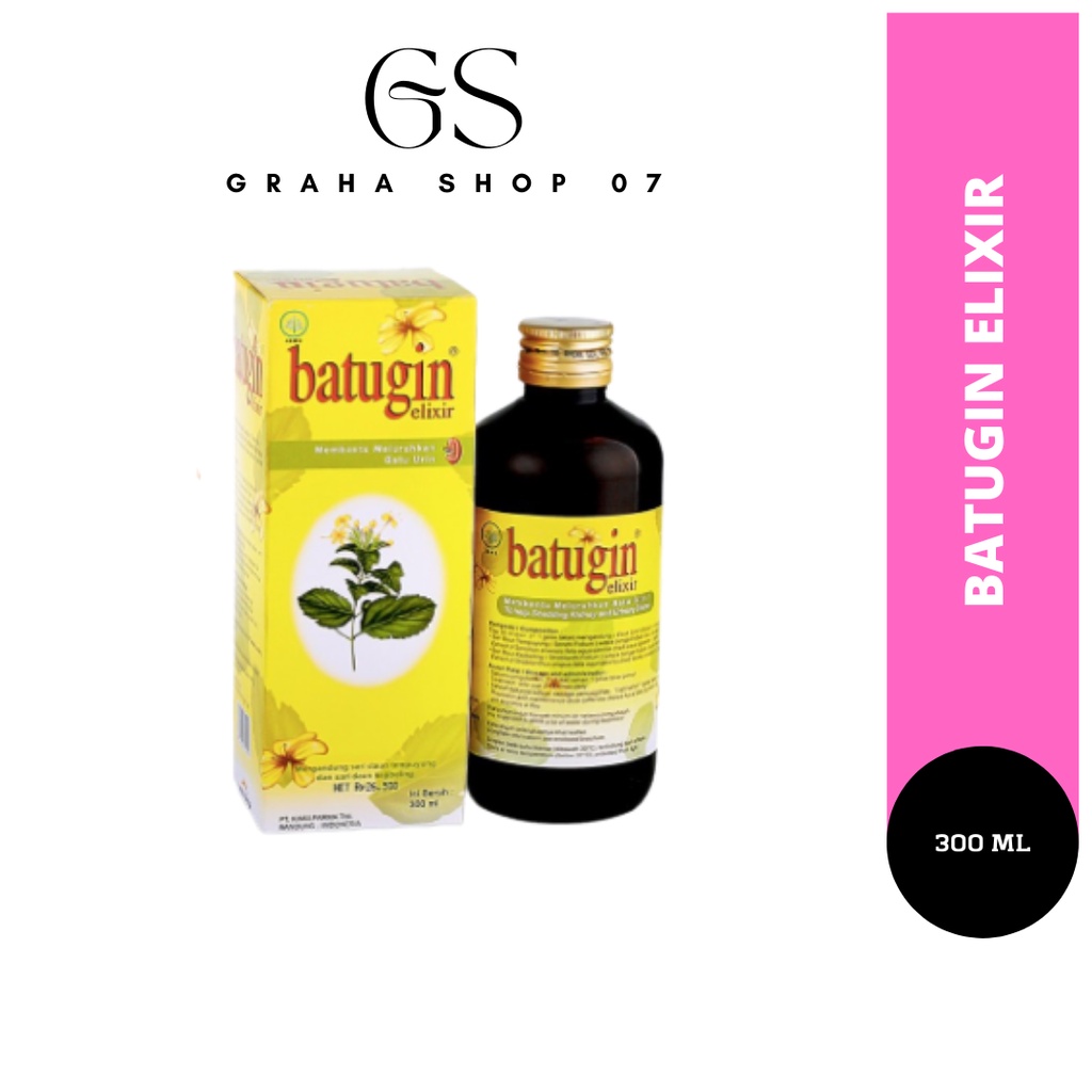 Jual Batugin Elixir 300 ML Membantu Meluruhkan Batu Ginjal | Shopee ...