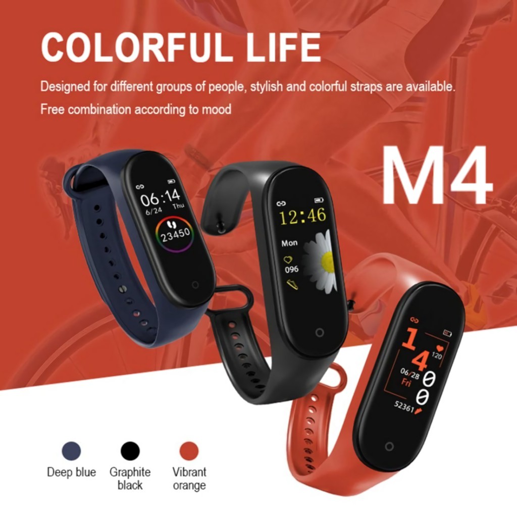 スマートウォッチ SMART BRACELET M4 WT01-01 - 時計