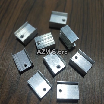 Aluminum Heat Sink TO-220 Mosfet TO 220 Heatsink Cooler Radiator For MOS LM317 L7805 L7812 L78XX Transistor Set IRFXX - 10pcs