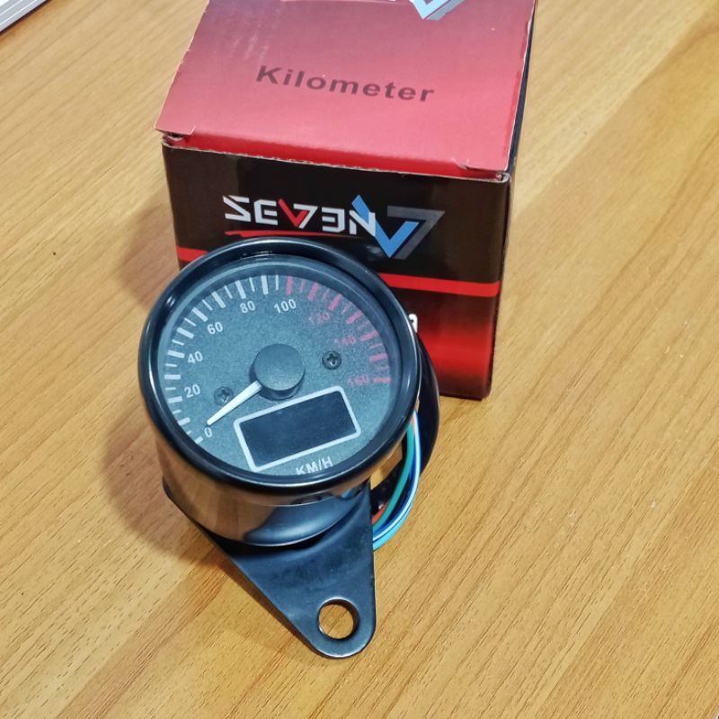 Jual SPEEDOMETER SPIDO JARUM BULAT UNIVERSAL SPEEDOMETER TACHOMETER ...