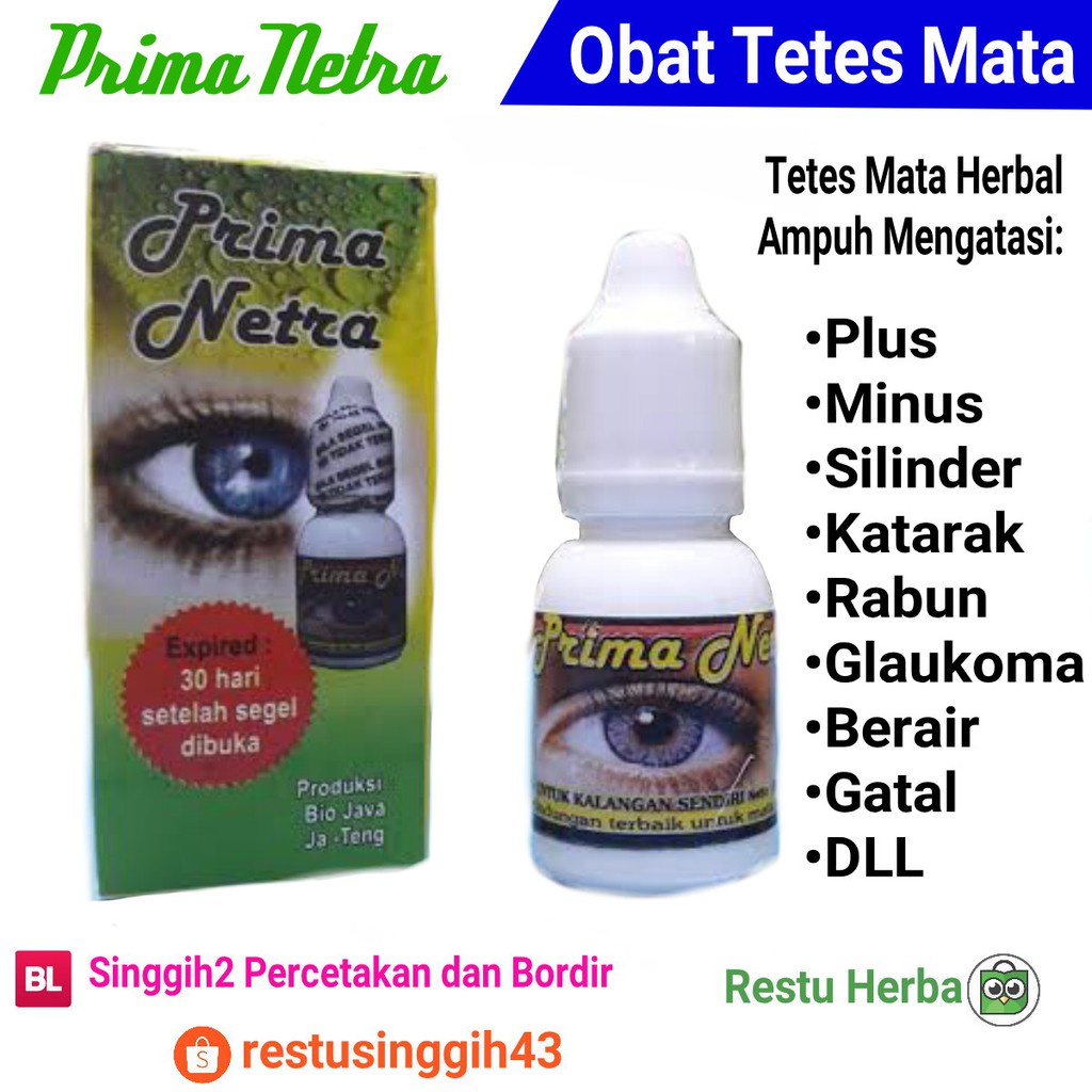 Jual Prima Netra Obat Tetes Mata Herbal Original Radio Network Resmi ...