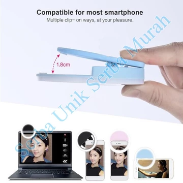 Ring Light Selfie LED Lampu Selfie Ring Lamp 3 Mode
