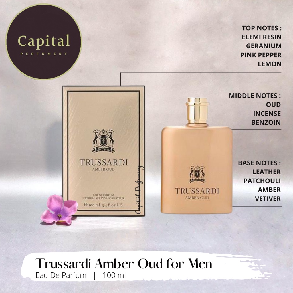 Trussardi amber oud online eau de parfum 100ml