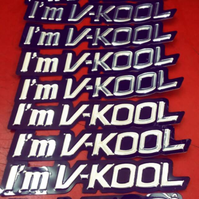 Jual Stiker Vkool Original Krom Asli | Shopee Indonesia