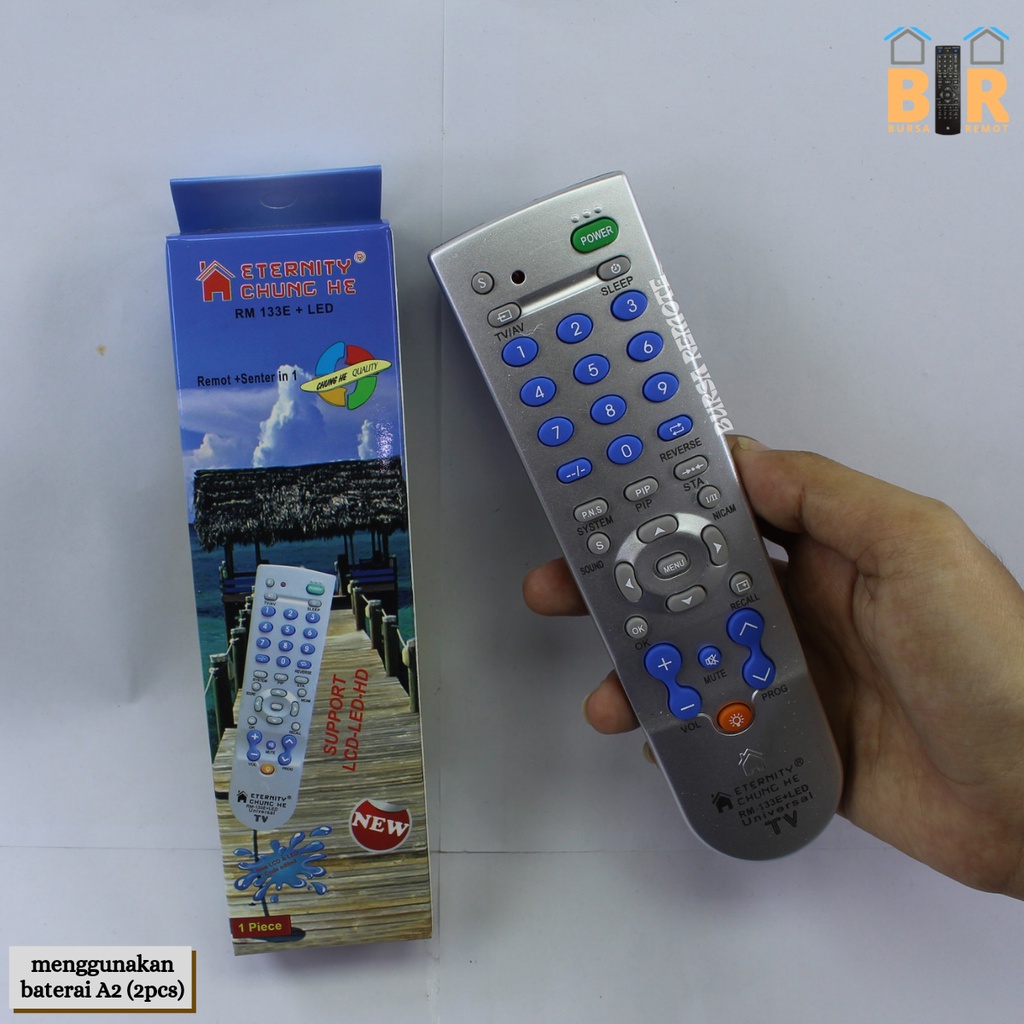 Jual Cod Remote Remot Tv Universal Tabung Chunghe Rm E Led Shopee Indonesia