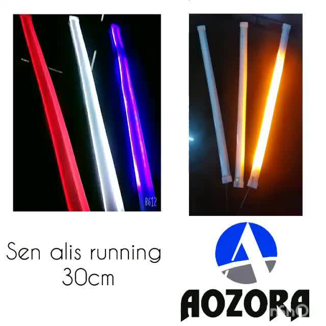 Jual lampu Alis LED slim alis DRL fleksibel waterproof 12V uk 30cm 2 ...
