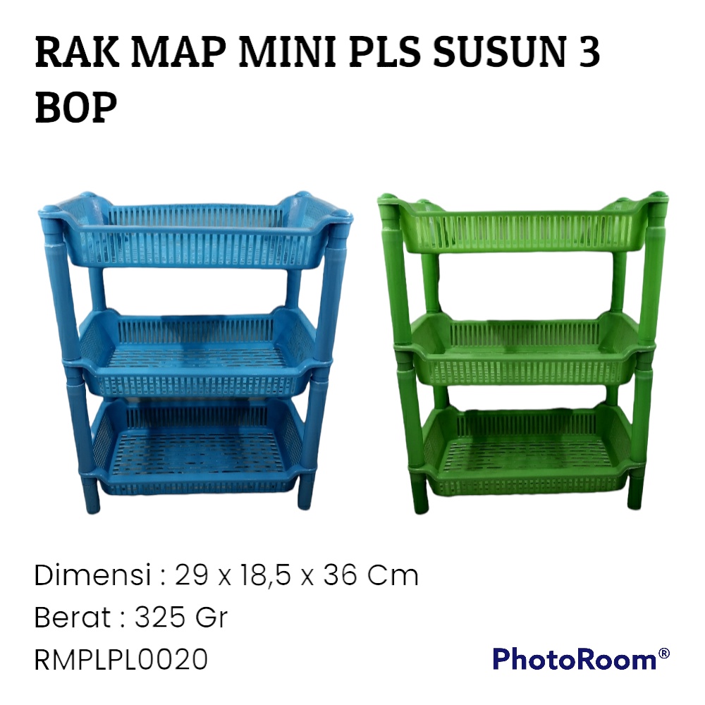 Jual RAK MAP MINI POLOS SUSUN 3 BOP RMPLPL0020 | Shopee Indonesia