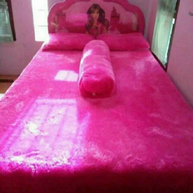 Jual sprei bulu rasfur lembut + sarban + sargul ukuran 200x180 200x160 ...