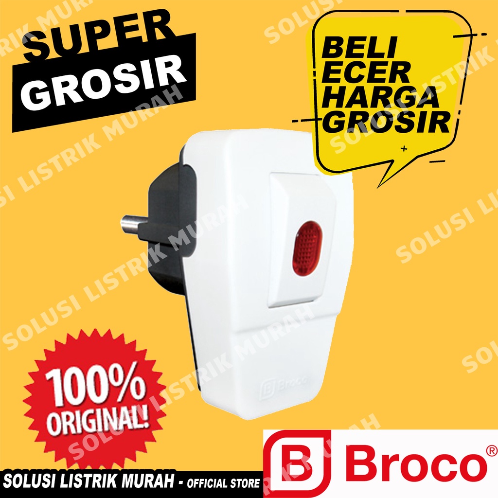 Jual Broco Steker + Saklar On/Off plus lamp | Shopee Indonesia