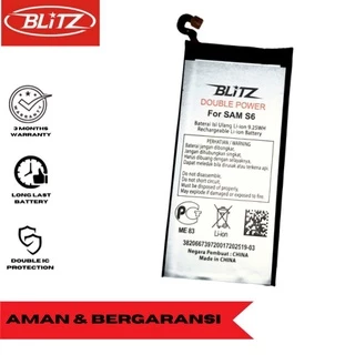 BLiTZ Baterai Samsung Galaxy S6 Flat Double Power G920 G9200 G9208 G9209