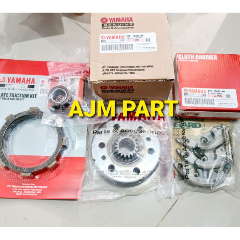 Jual paket kopling mangkok 18T+ganda+plat kopling+cage jupiter z old ...