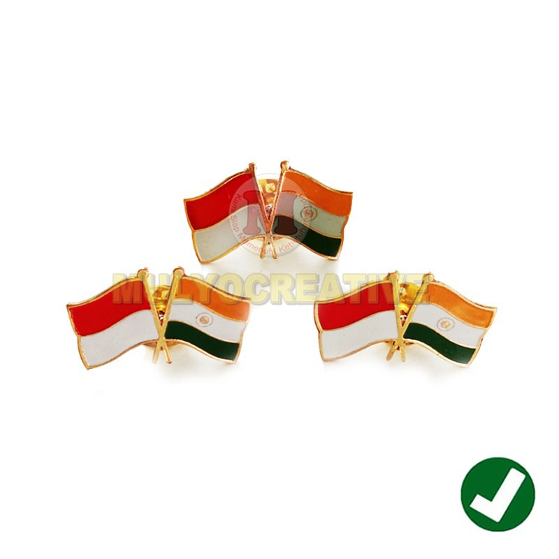 Jual Flag Pin - Pin Bendera Persahabatan Indonesia Dan India | Shopee ...