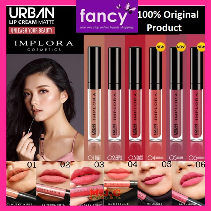 Implora Urban Lip Cream Matte / Lip Velvet NEW