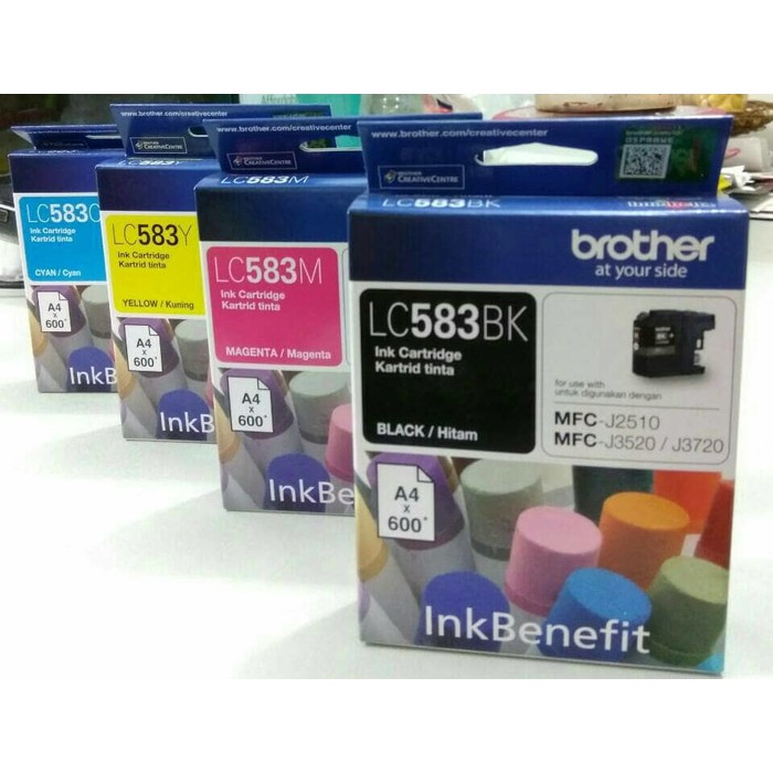 Jual INK CATRIDGE BROTHER LC-583 (FOR J3520/J3720) | Shopee Indonesia