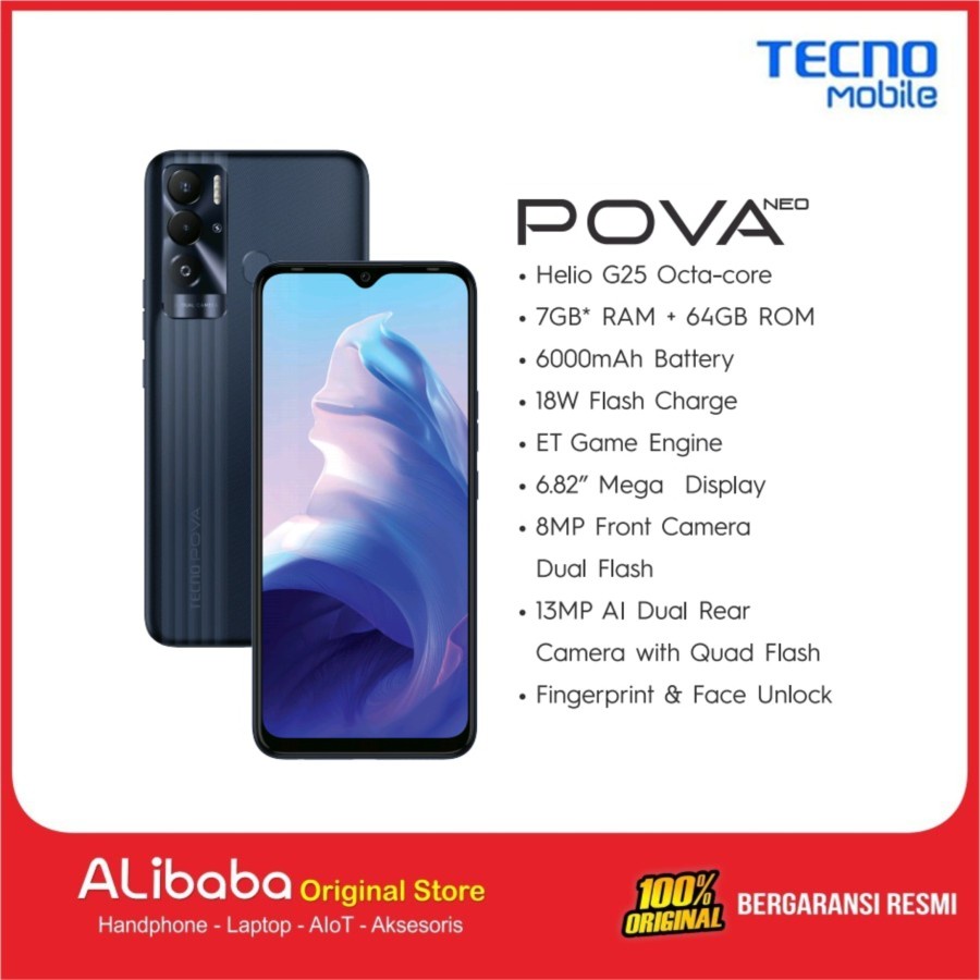 Jual TECNO POVA NEO 4/64GB | Shopee Indonesia