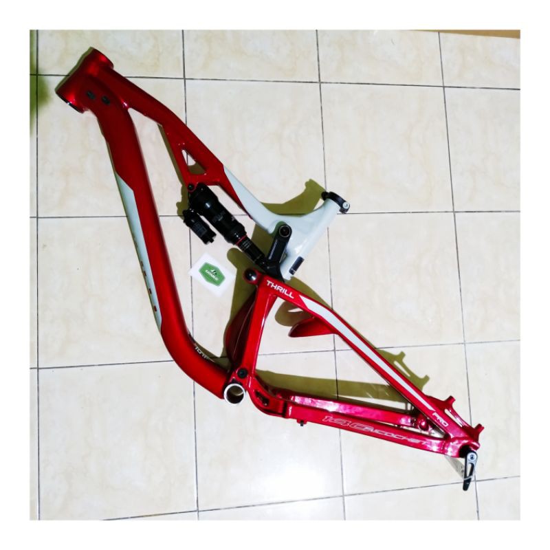 RAYA88 FRAME SET THRILL RICOCHET T140 PRO 27.5 MTB REAR SHOCK ROCKSHOX