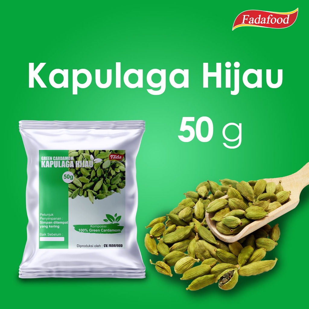 Jual Green Cardamom Kapulaga Premium India Hijau Shopee Indonesia 7661