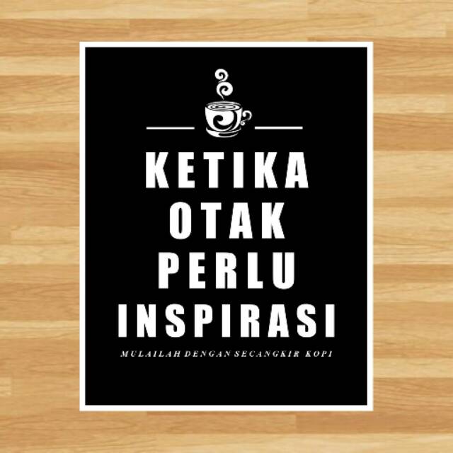 Jual Poster Kopi Filosofi Kopi Poster Cafe Coffee Shopee Indonesia 2733