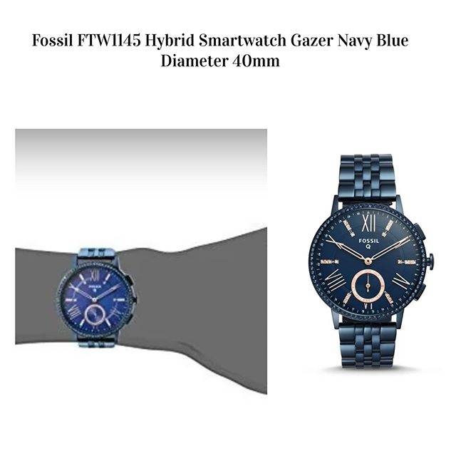 Fossil FTW1145 Hybrid Gazer Navy Blue