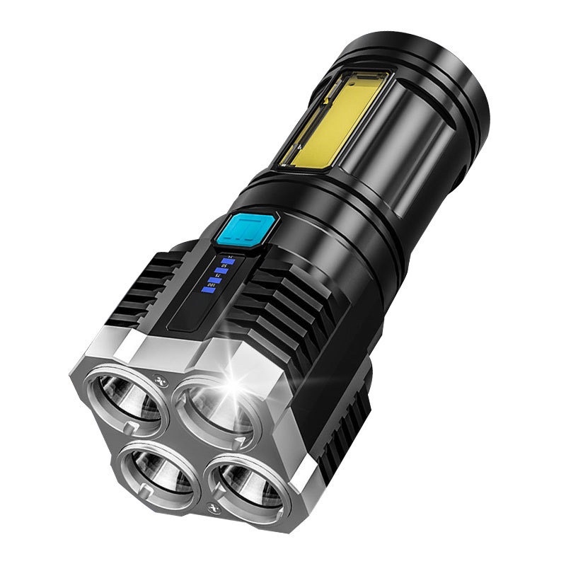 Jual Senter Led 4 Mata Cob Senter Super Terang | Shopee Indonesia