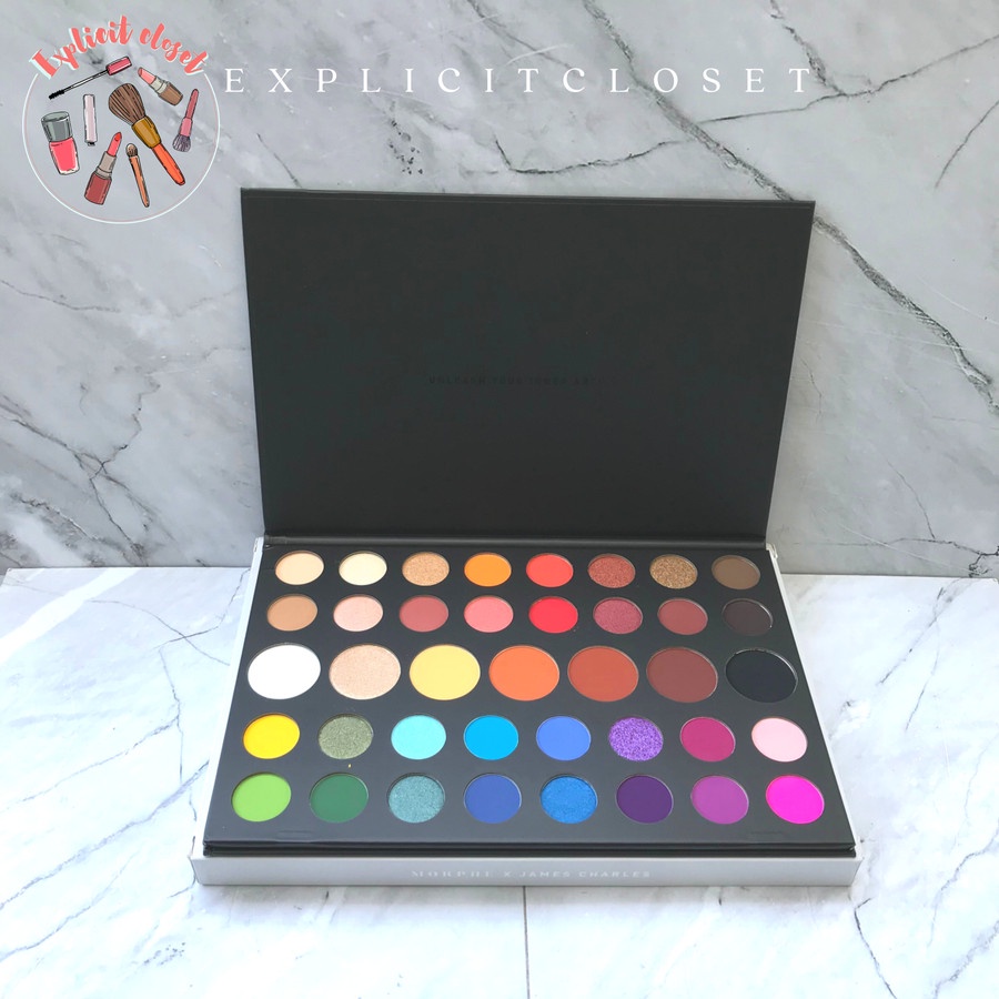 Jual Morphe X James Charles Eyeshadow Palette Shopee Indonesia