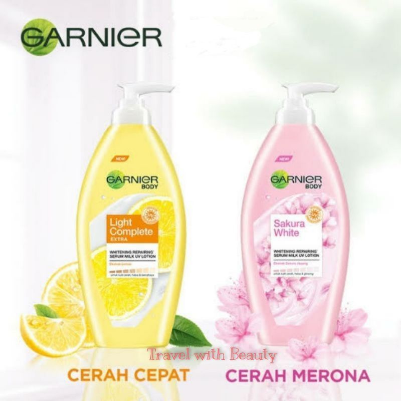 Jual Garnier Sakura White Body Lotion 400ml Shopee Indonesia
