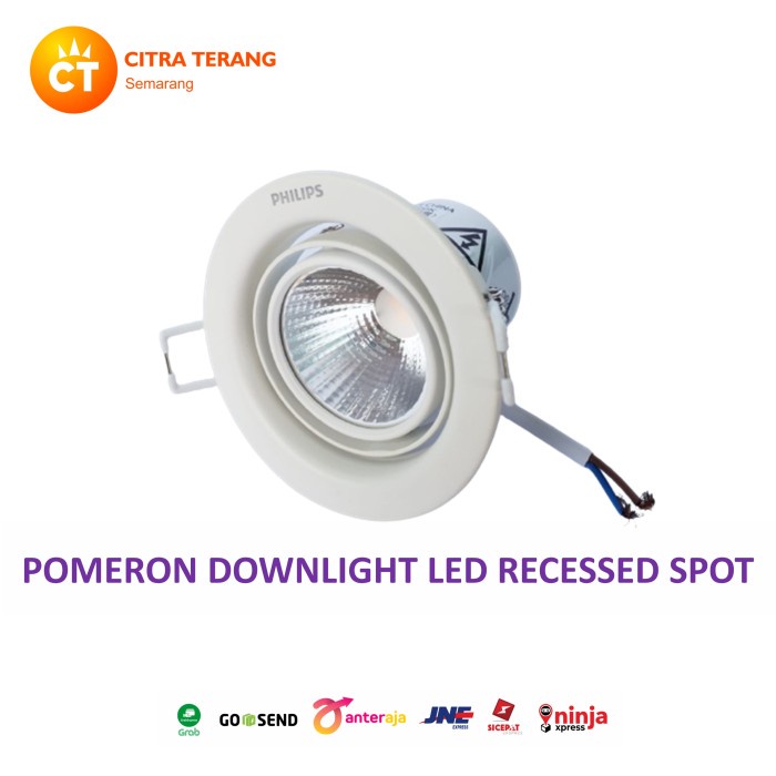 Jual Lampu Downlight PHILIPS POMERON Recessed LED 3W 5W 7W - Kuning ...