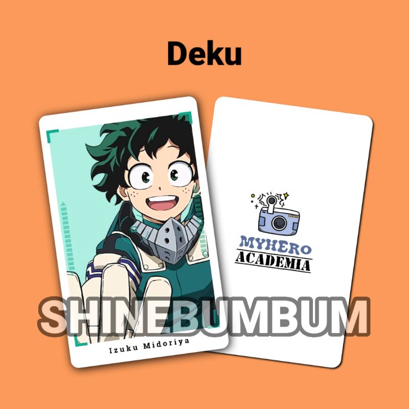 Jual Photocard Anime Boku no Hero Academia Hero snap Shopee Indonesia