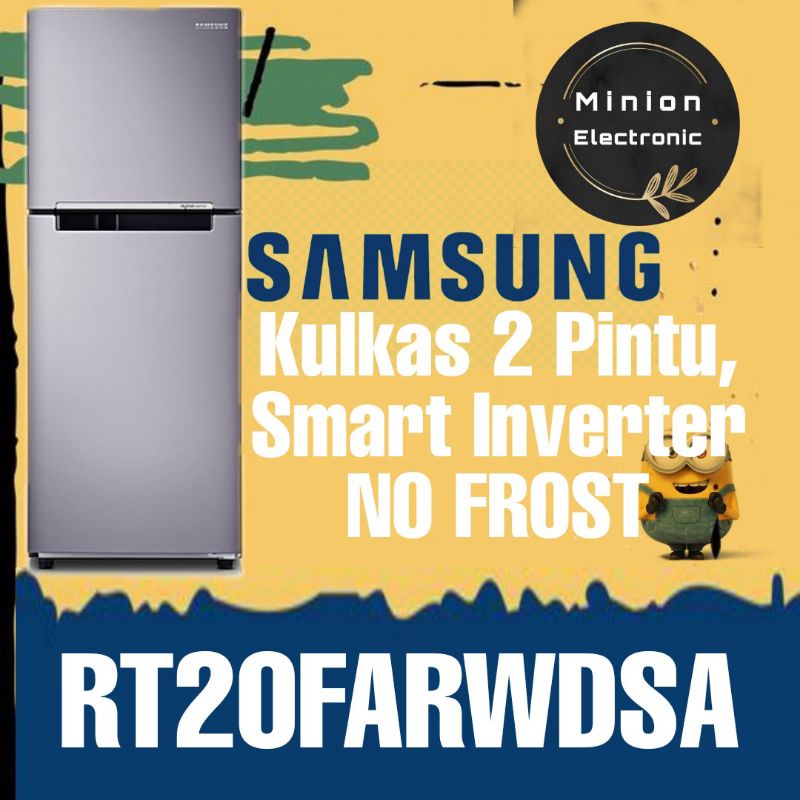 Jual Kulkas SAMSUNG RT20FARWDSA Smart Inverter Kulkas 2 Pintu NO FROST Shopee Indonesia