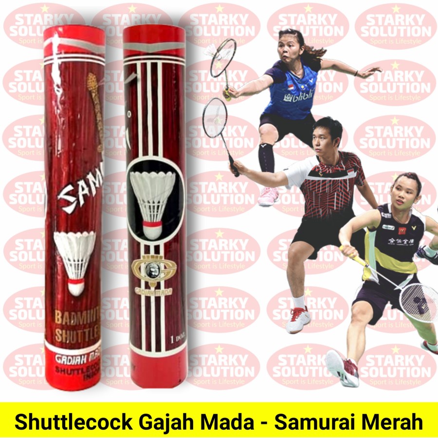 Jual Shuttlecock Bulutangkis SAMURAI MERAH Kock Kok Badminton Original ...