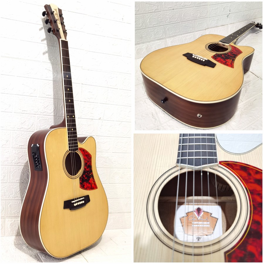 Jual Gitar Akustik Elektrik Cole Clark Custom High Quality Shopee Indonesia