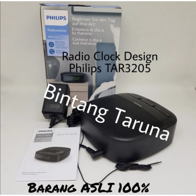 Jual Radio Philips TAR3205 Radio Jam Digital Philips TAR3205 Clock ...