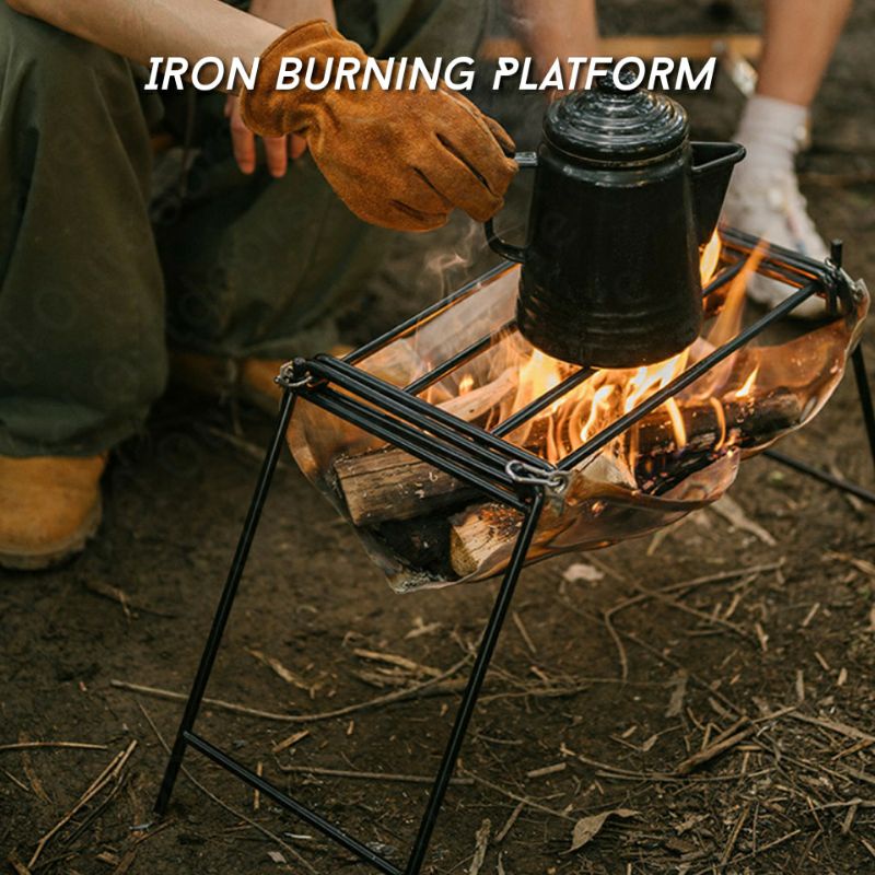 Jual FOLDING FIRE RACK NATUREHIKE NH21JU133 IRON BURNING PLATFORM RAK ...